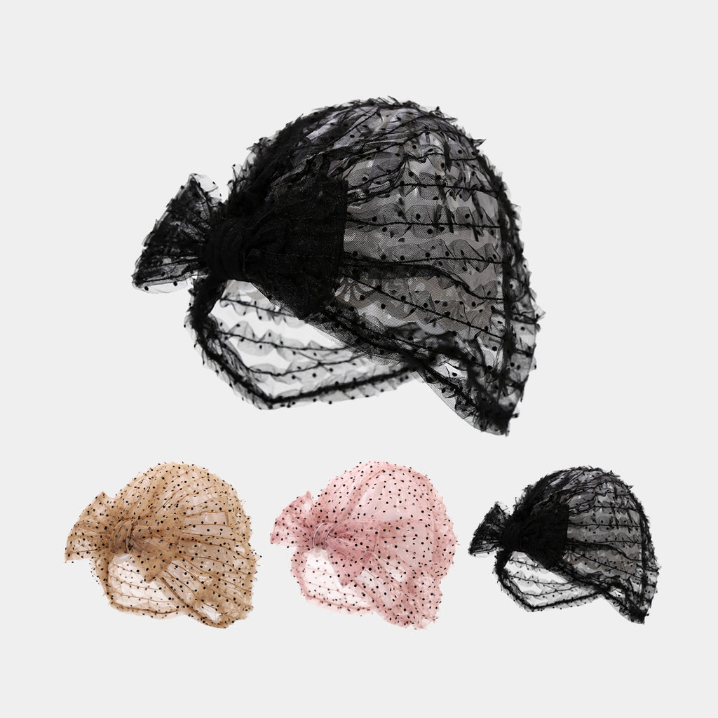 Bonnet respirant en maille pour cheveux gris, idéal pour les coiffures relevées de printemps