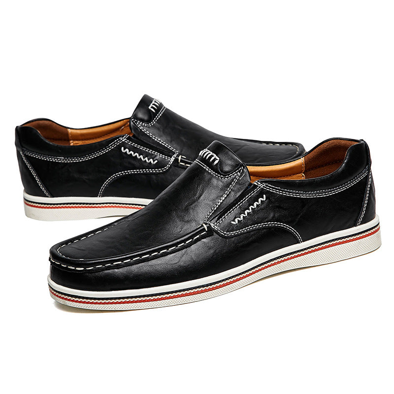 Chaussures cuir casual ados – Style British code élégant