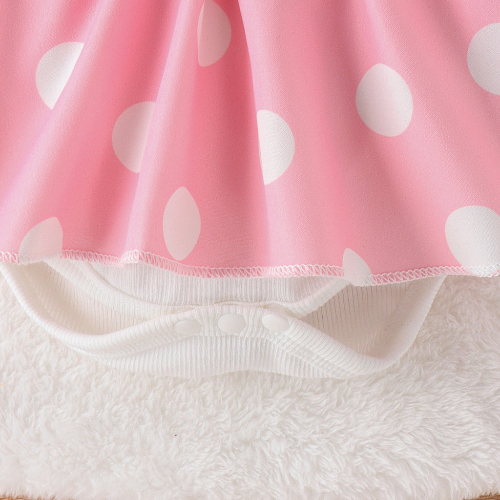 Combinaison lapin bébé fille manches longues blanc + bonnet