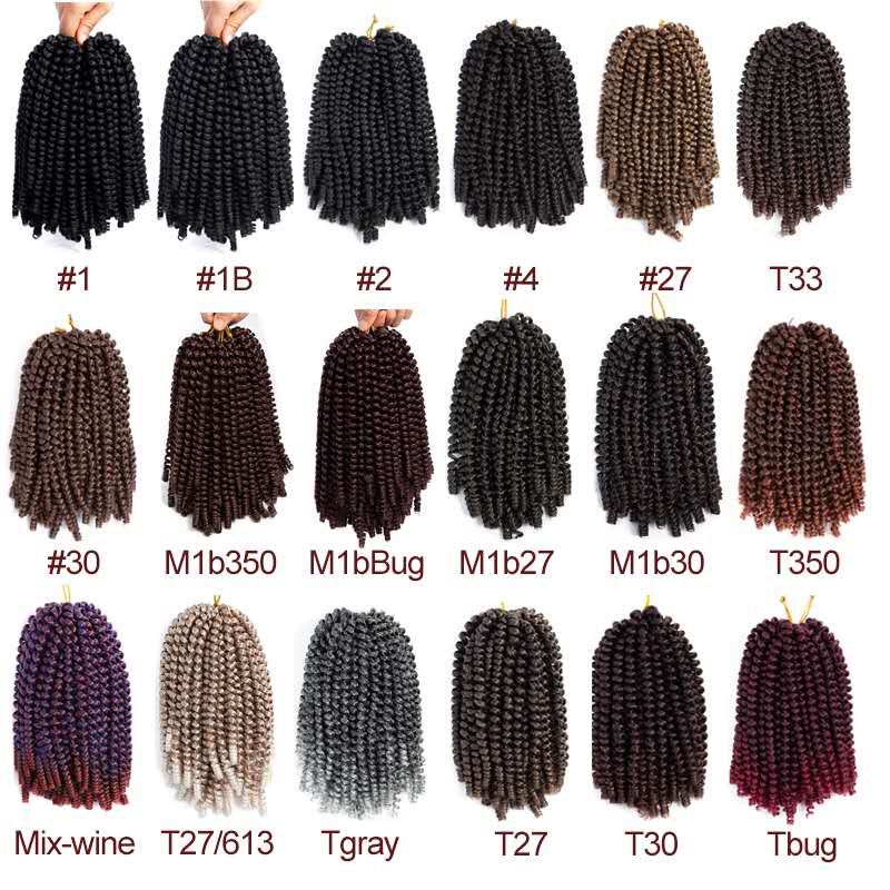 Tresses synthétiques crochet low temp wavy, style printanier
