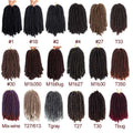 Tresses synthétiques crochet low temp wavy, style printanier