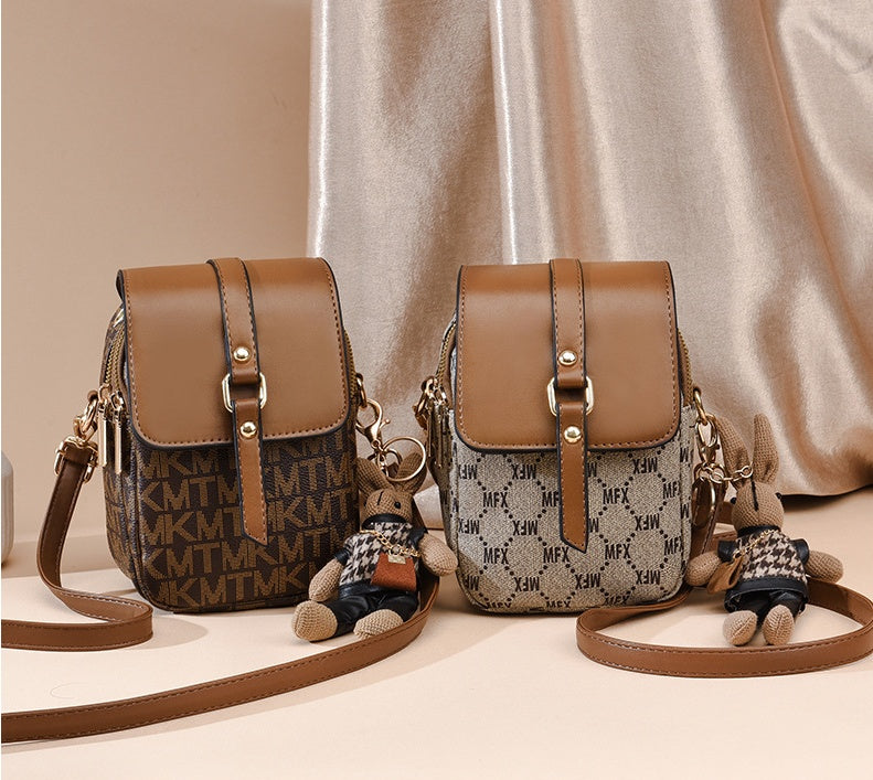 Sac messager rétro multifonction pour femme