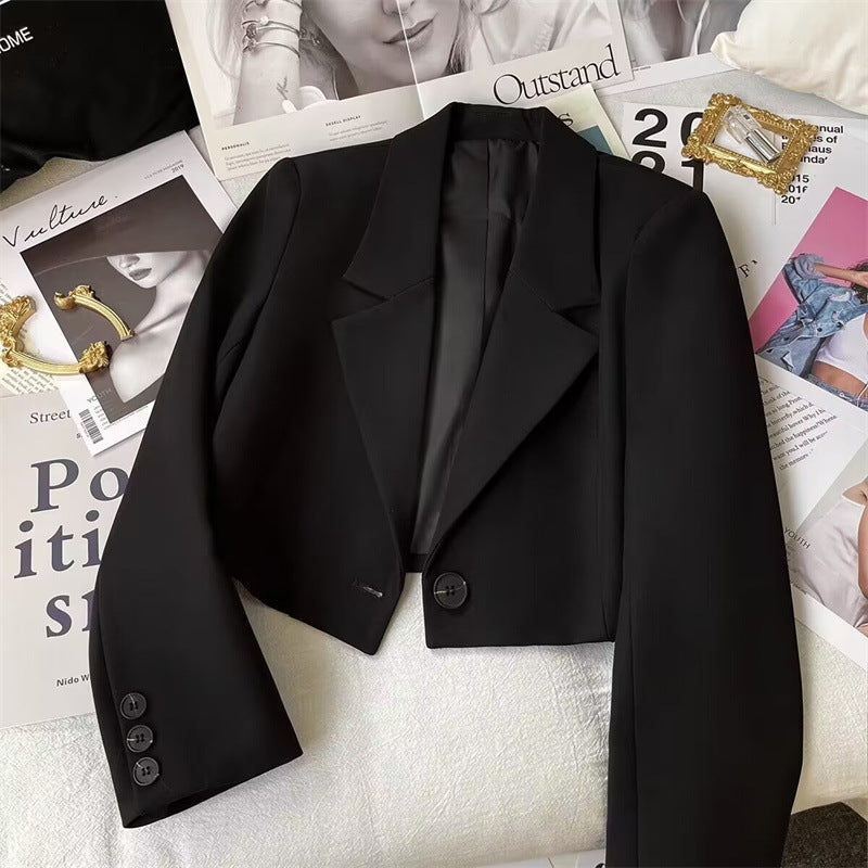 Blazer Chic Style Commuter Femme Petite Taille