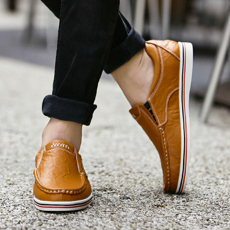 Chaussures cuir casual ados – Style British code élégant