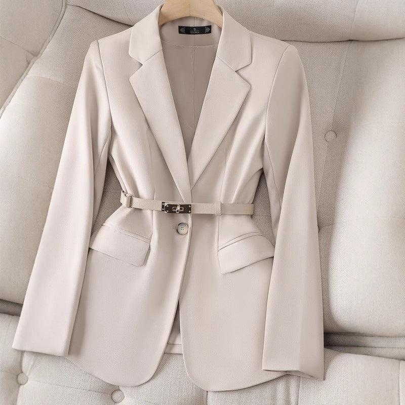 Veste blazer femme slim élégante, simple, mode, style pro-casual polyvalent