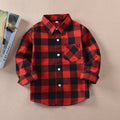 Chemise à carreaux 100% coton garçon