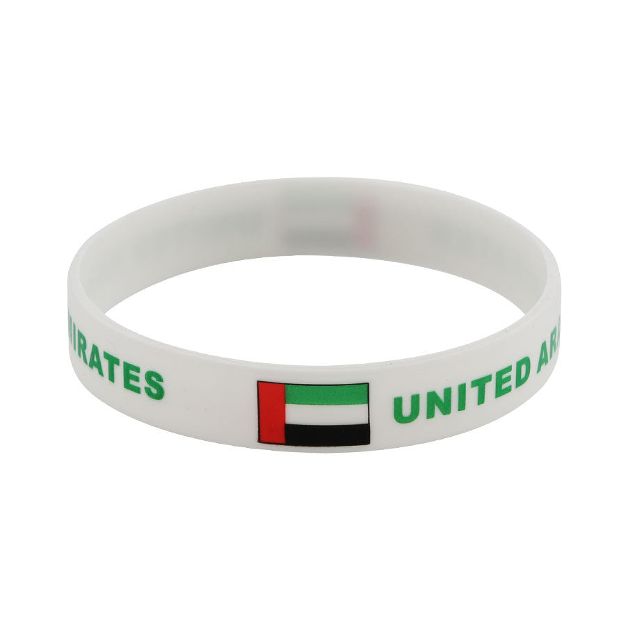 Bracelet drapeau silicone unisexe – accessoire sport 20 cm, style FIFA