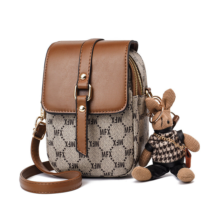 Sac messager rétro multifonction pour femme
