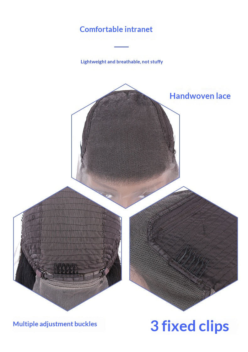 Perruque Lace Front 13x4 en cheveux humains