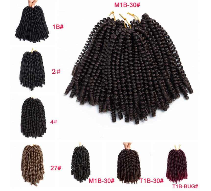Tresses synthétiques crochet low temp wavy, style printanier