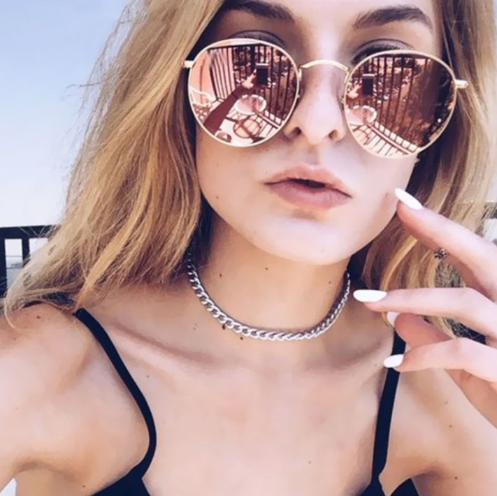 Lunettes Rétro Femme – Monture Métal Tendance