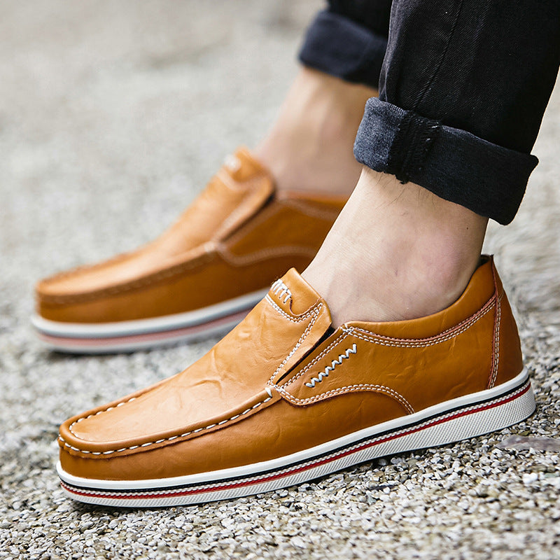 Chaussures cuir casual ados – Style British code élégant