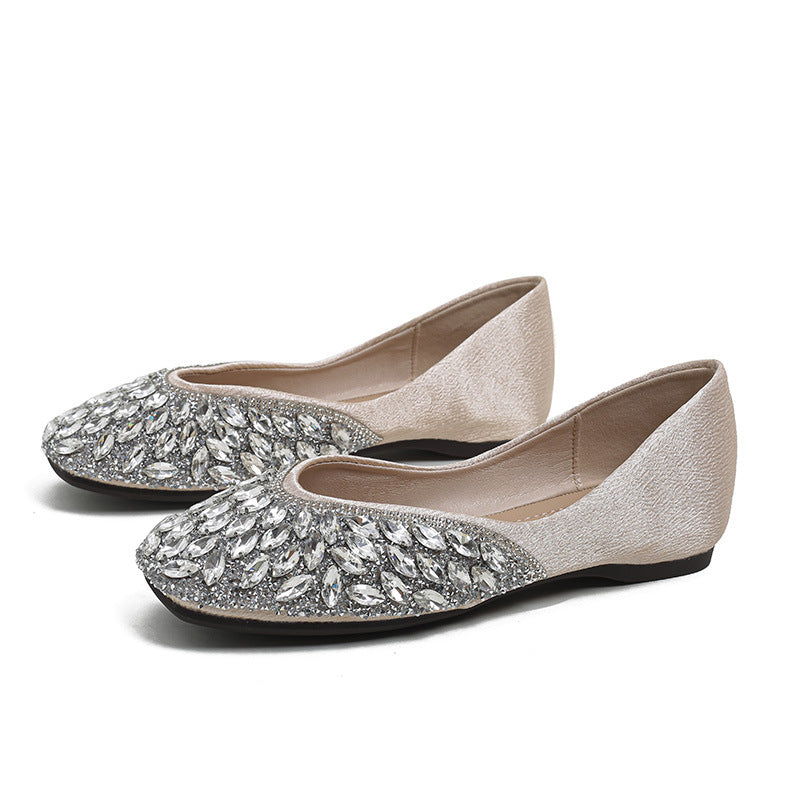 Chaussures mariage femme bout carré – Plates et sophistiquées