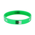 Bracelet drapeau silicone unisexe – accessoire sport 20 cm, style FIFA