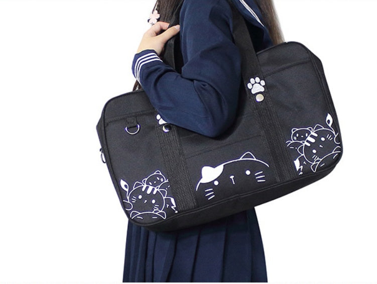 Sac uniforme chat 40x25x12cm – poches extérieures/intérieures transport félin