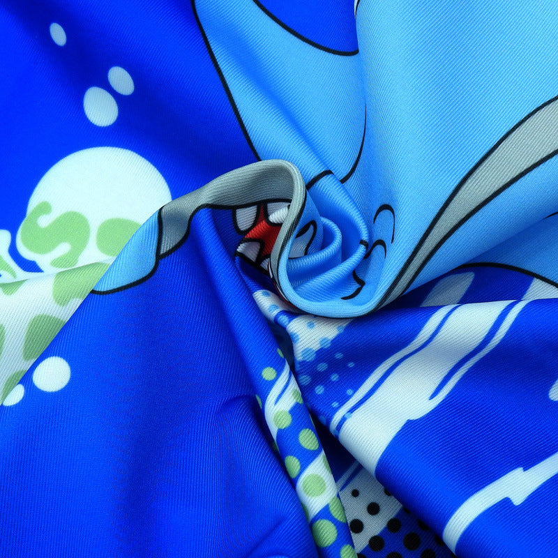 Maillot de bain anti-UV garçon requin bicolore polyester
