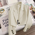 Blazer Chic Style Commuter Femme Petite Taille
