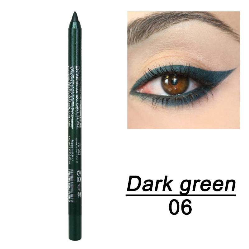 Eyeliner gel double usage waterproof – longue tenue, 14 couleurs