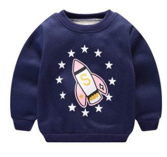 Sweat-shirt camion épais peluche enfants Carvose Chic