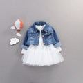 Jupe en denim enfant en coton