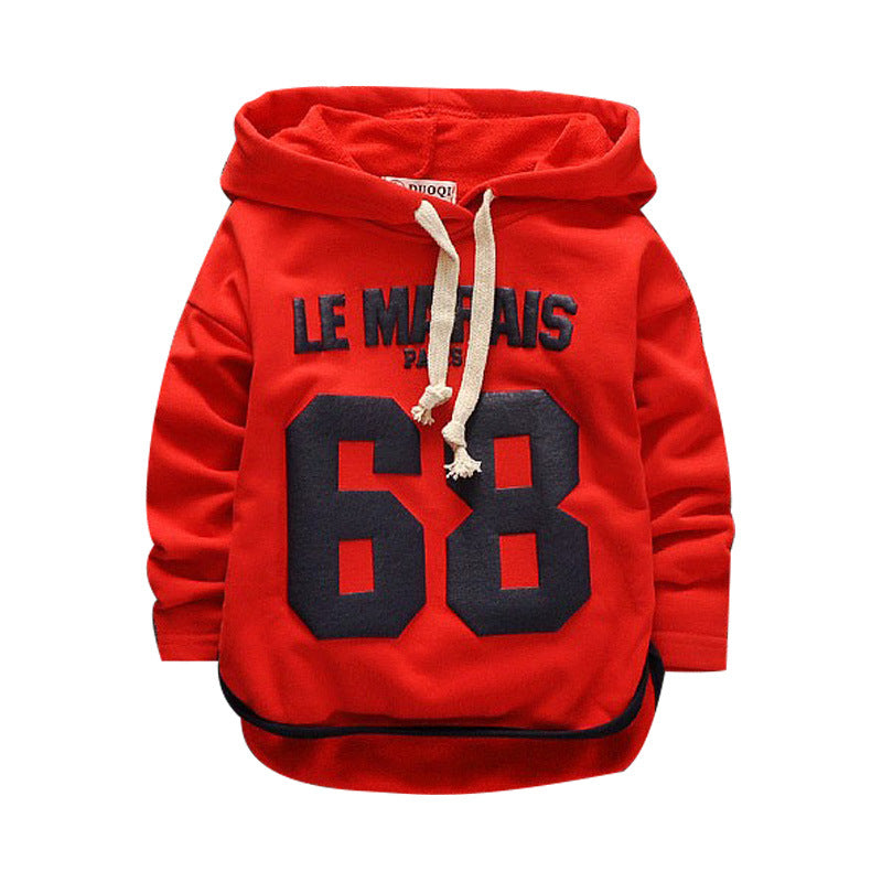 Sweat à capuche bébé imprimé cartoon décontracté – coton