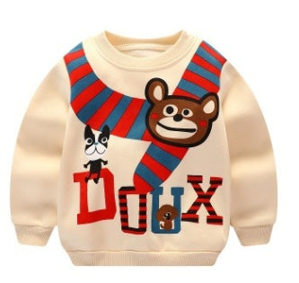 Sweat-shirt camion épais peluche enfants Carvose Chic