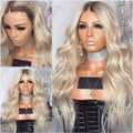 Perruque blonde bouclée longue 72cm européenne/américaine – fibre haute température
