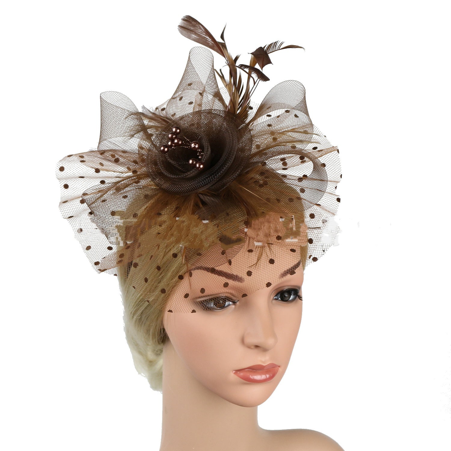 BANDEAU BILLYCOCK MAILLE MARIÉE – 35 COULEURS FLEURS FAIT MAIN