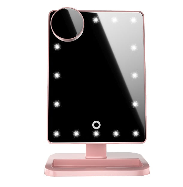 Miroir de Maquillage LED Tactile avec Bluetooth – Lumière & Élégance