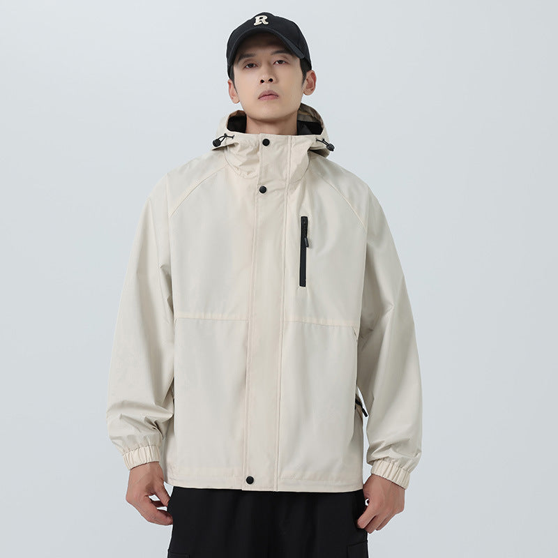Veste shell sport homme grande taille capuche – noir/vert/kaki jusqu'à 8XL