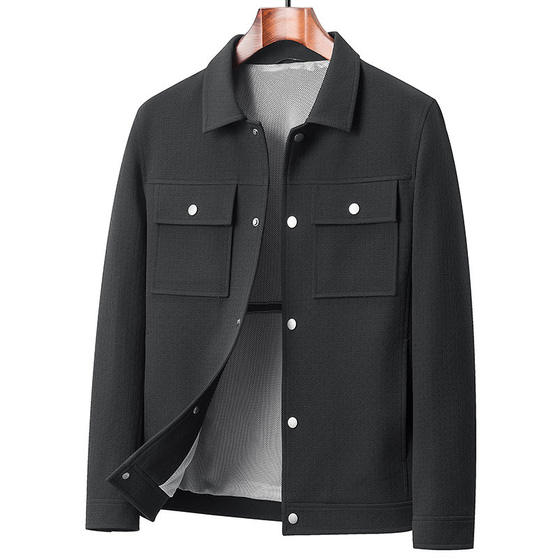 Veste workwear cell dark mode urbain – bambou noir/beige/vert