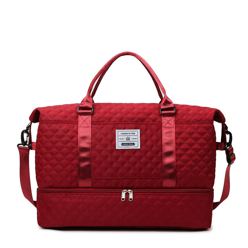 Sac yoga grande capacité matelassé brodé tissu Oxford – 20+ couleurs unisexe