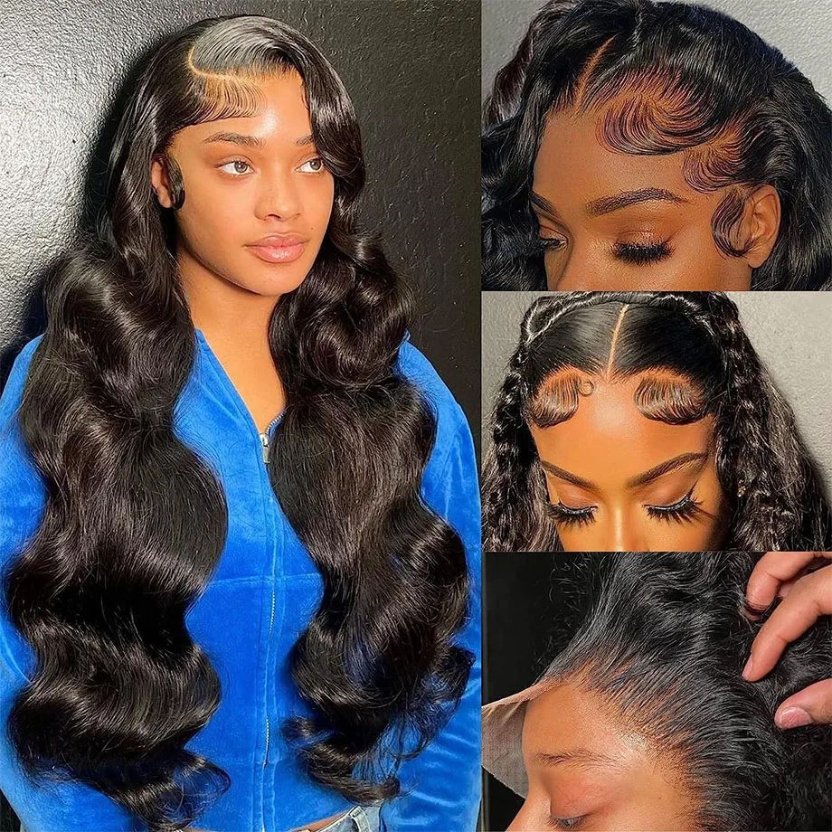 Perruque complète curly long synthetic big waves ultra-réaliste