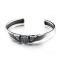 Armband kenteken Vlieënde Tier Lugmag Tweede Wêreldoorlog, staal titanium.