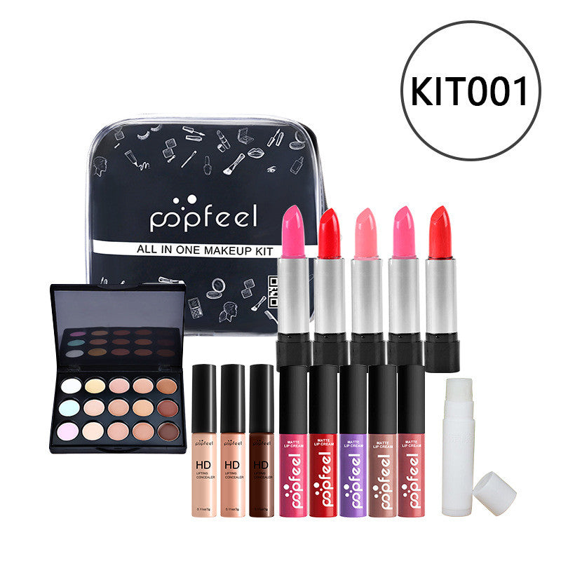 Kit maquillage débutant KIT011 – concealer eyeliner sourcil naturel 8+ couleurs