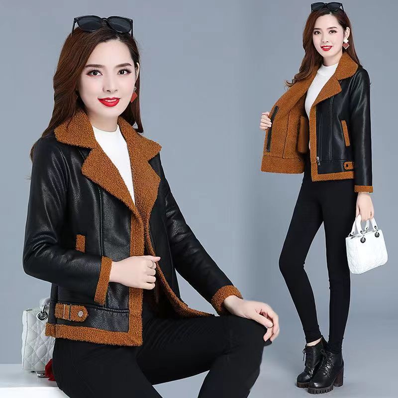 Manteau matelassé lambswool femme style casual chic et élégant.