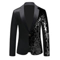 Veste de costume homme à paillettes – look scène et danse, 8 tailles, coloris flashy