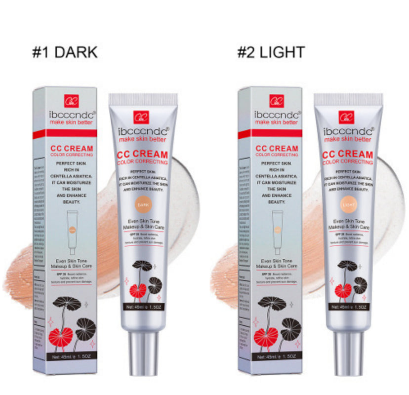 CC Cream Correctrice Hydratante Waterproof – Base de Maquillage Femme