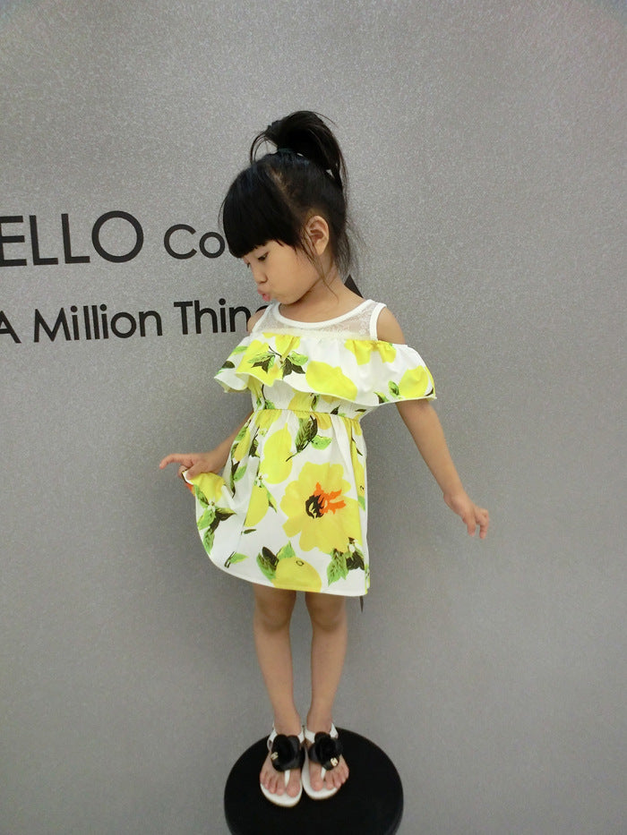 Jupe longue fleurie femme/enfant