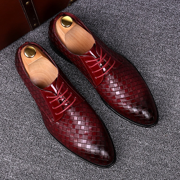 Chaussures cuir formelles homme – Derbies plates élégantes
