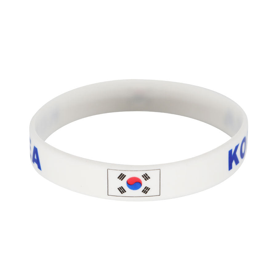 Bracelet drapeau silicone unisexe – accessoire sport 20 cm, style FIFA