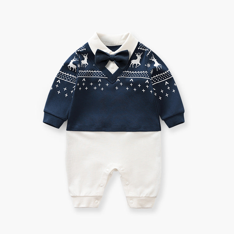 Body bébé manches longues style coréen en coton