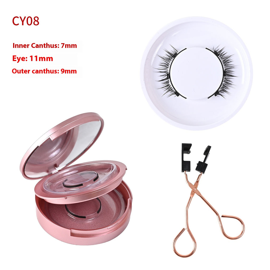 Trio of Magnetic False Eyelashes Without Glue – Natural, Long-Lasting, Reusable
