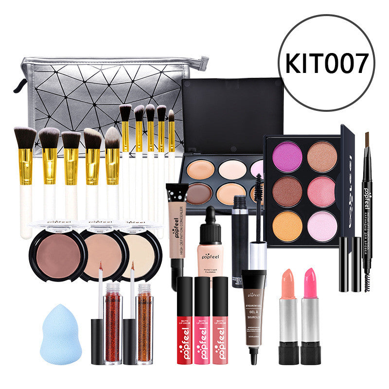 Kit maquillage débutant KIT011 – concealer eyeliner sourcil naturel 8+ couleurs