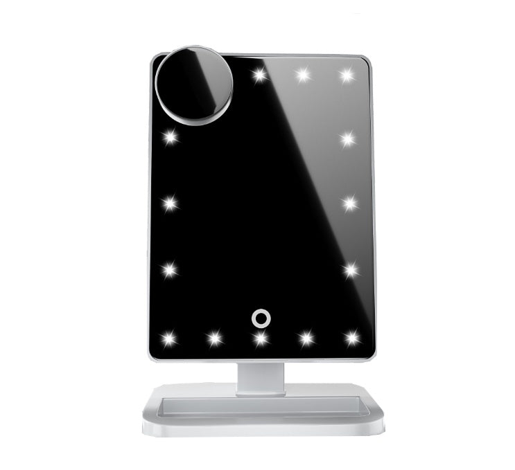 Miroir de Maquillage LED Tactile avec Bluetooth – Lumière & Élégance