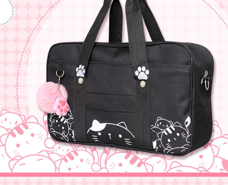 Sac uniforme chat 40x25x12cm – poches extérieures/intérieures transport félin
