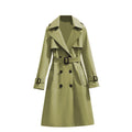 MANTEAU TRENCH CASUAL FEMME MI-LONG – LIGNE FLUIDE CHIC TEMPERAMENT COMMUTE