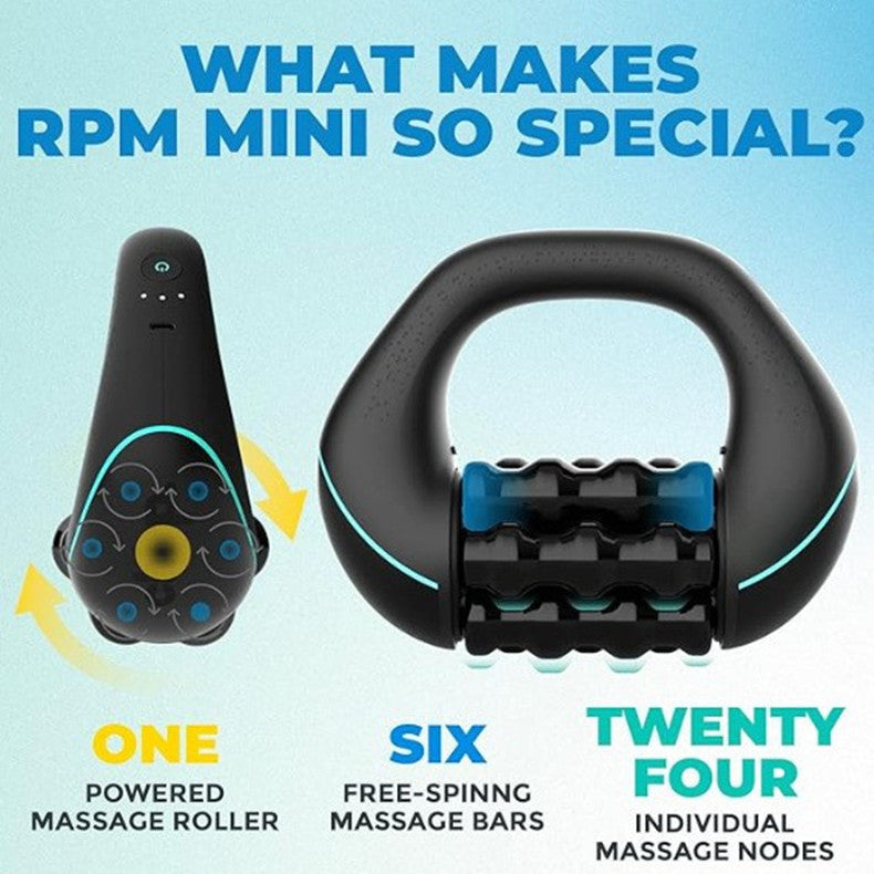 Mini masseur roulant rechargeable – soulagement musculaire profond