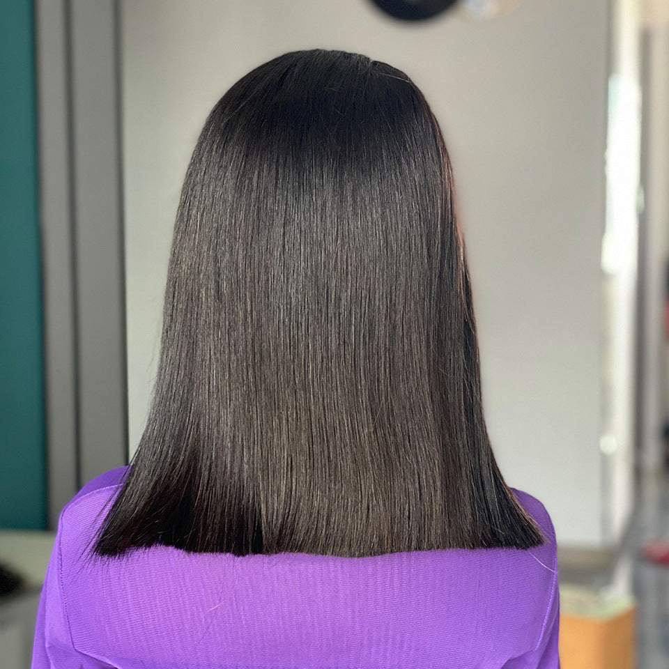 Perruques en cheveux humains bob densité 200