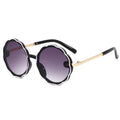 Lunettes de soleil vintage rondes cadre vague – enfants Carvose Chic